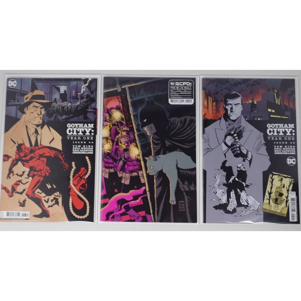 Gotham City Year One #5-6 GCPD Blue Wall #1 Tom‎ King John Ridley 3x Comic Lot